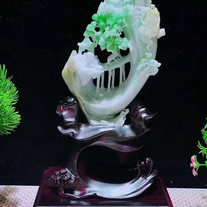 精品擺件高山流水－圖片 1